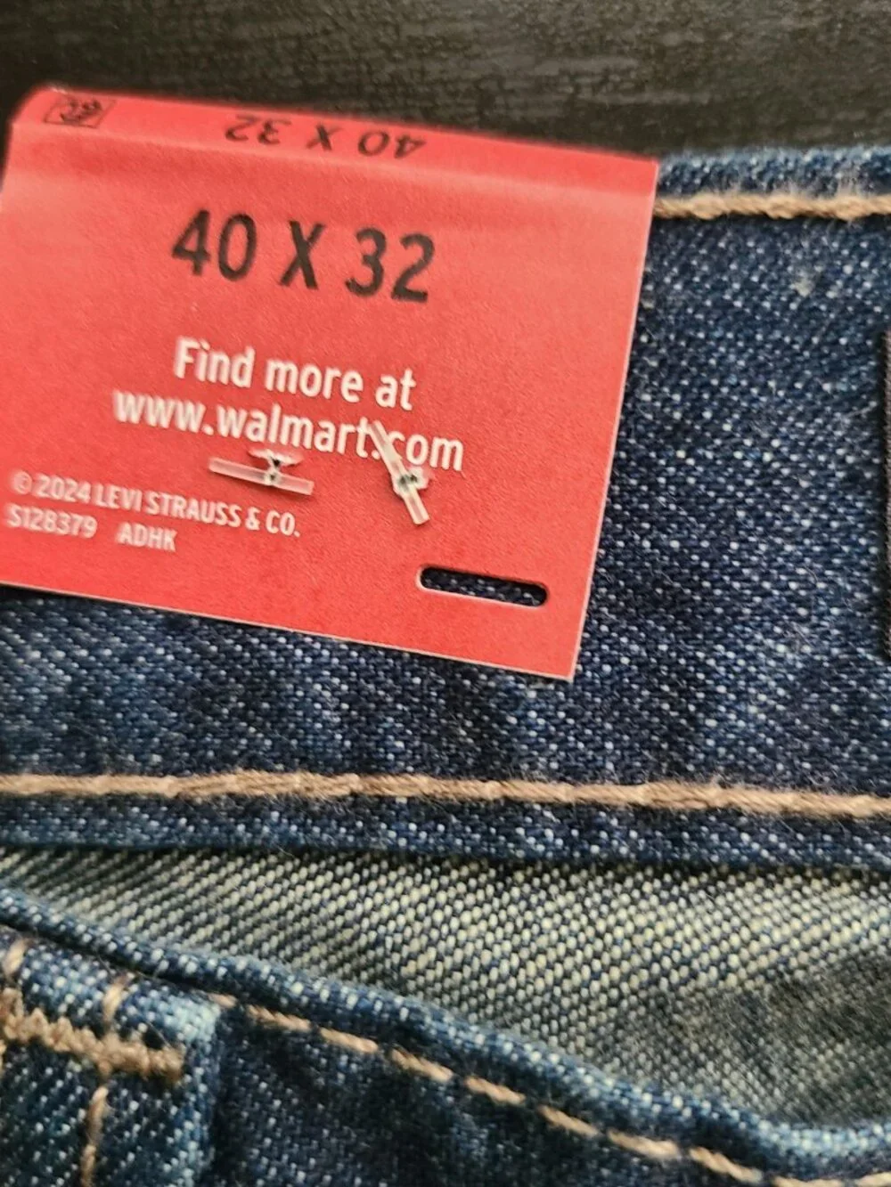 Levi Strauss Signature Workwear Mens Carpenter Jeans Blue Size 40 X 32